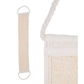 Éponge Corporelle Avec des poignées Blanc Beige 20 x 2,5 x 9,5 cm (24 Unités)